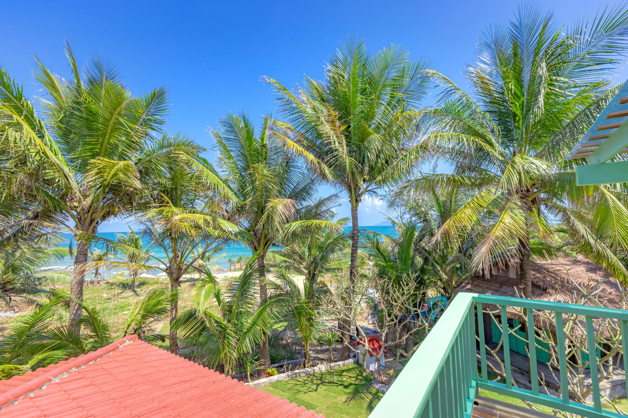 Ban Công Hướng biển tại Holiday Villa 6 phòng ngủ tại biển An Bàng, Hội An